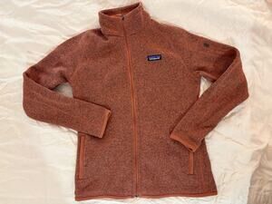 Patagonia Better Sweater Gorpcore Earthy Rust Brown Full Zip Fleece Jacket M